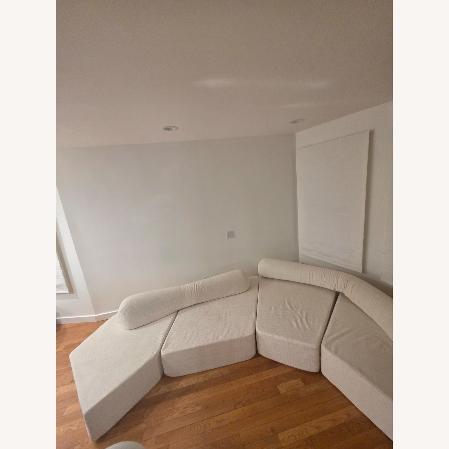 Natural Fabric 3+ Piece Sectional - image-2