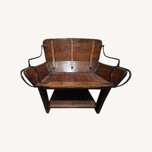 Used Vintage/Antique Light Brown Bench for sale on AptDeco