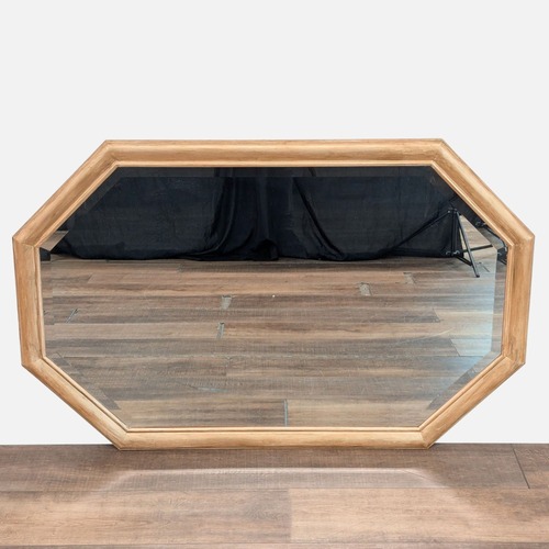 Used Octagon Beveled Wall Mirror for sale on AptDeco