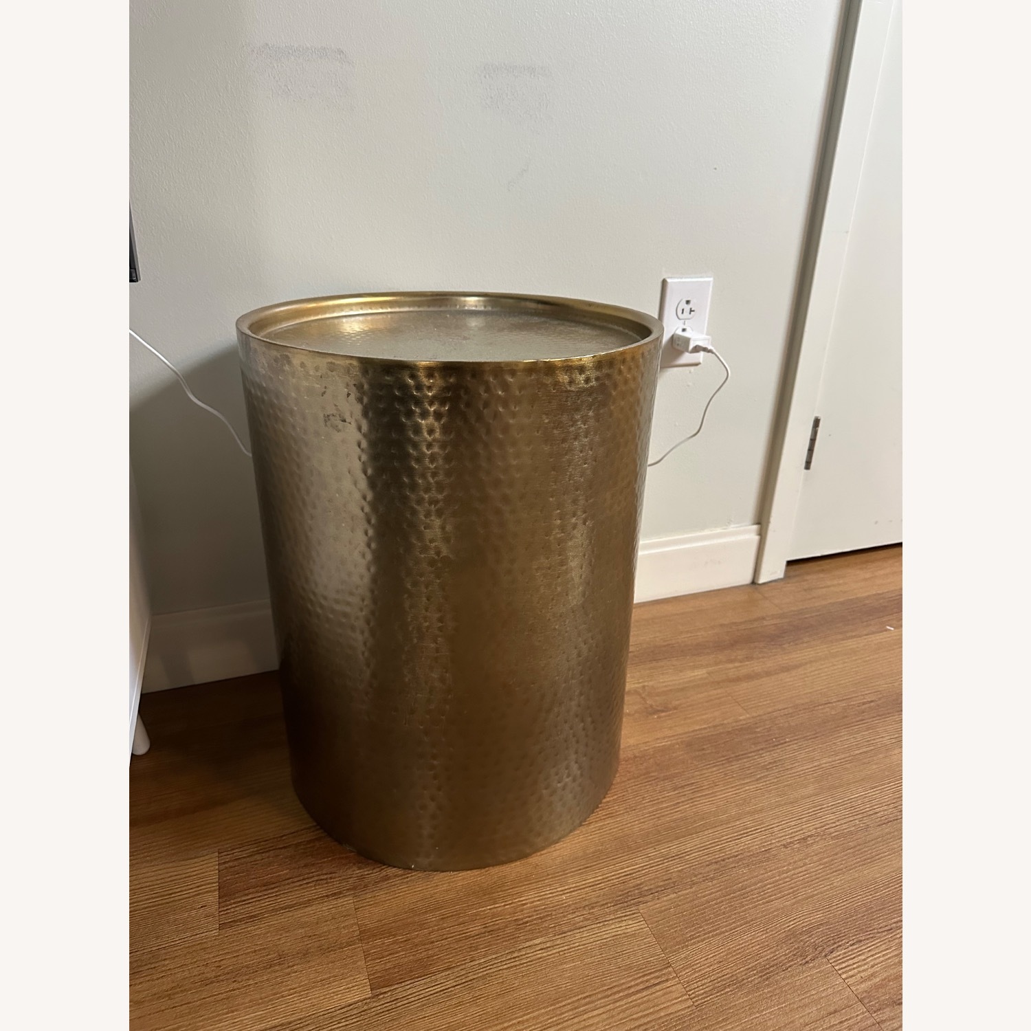 Target Threshold Manila Cylinder Drum Accent Table  - image-3