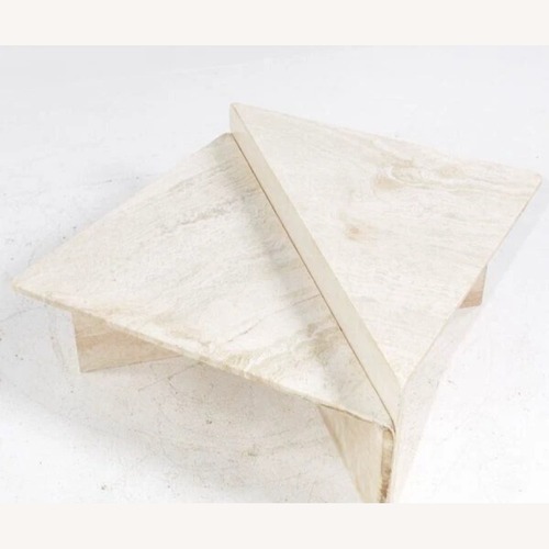 Used Vintage/Antique White Stone Coffee Table for sale on AptDeco