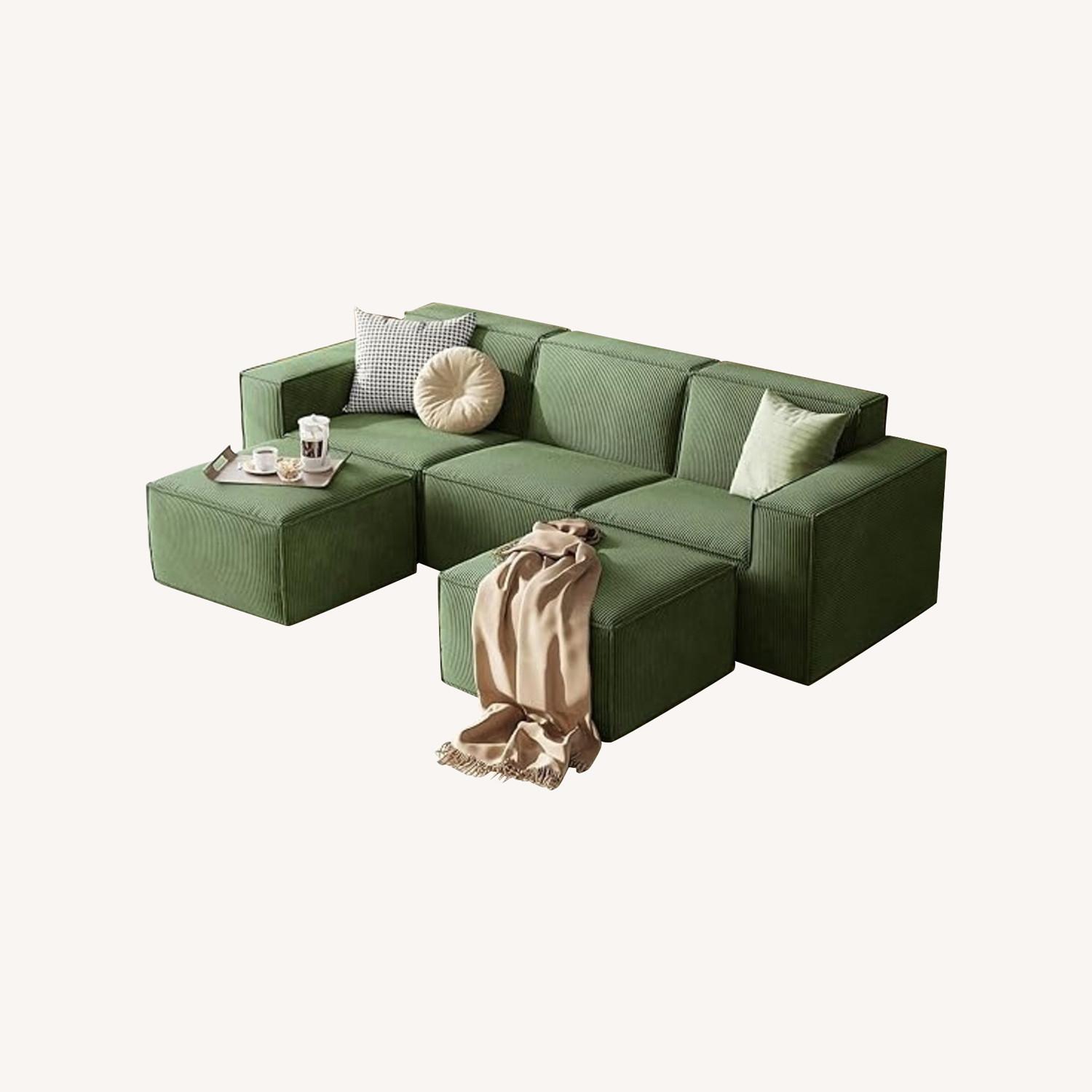 Amazon Modular Sectional Sofa with 2 Ottomans - image-0