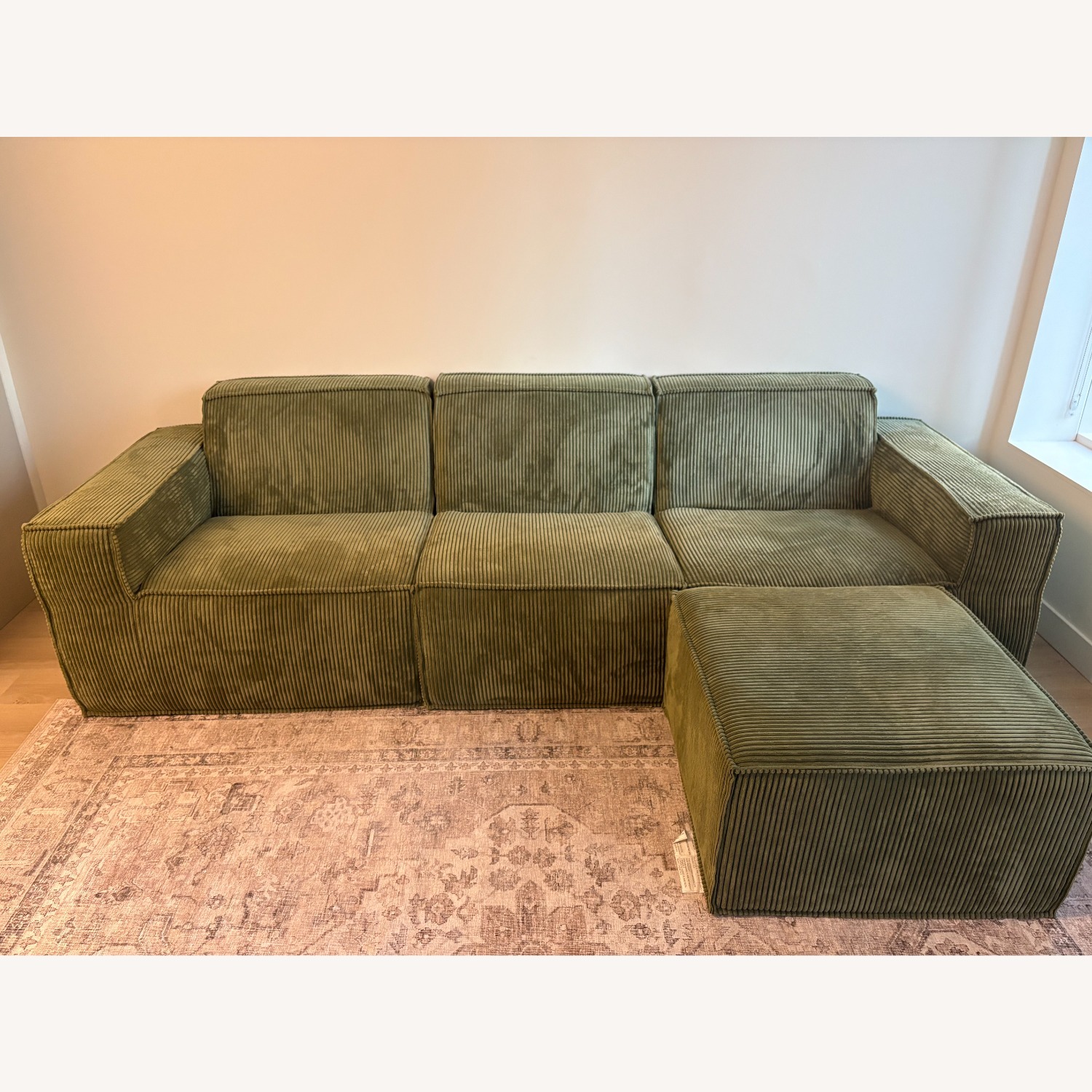 Amazon Modular Sectional Sofa with 2 Ottomans - image-1