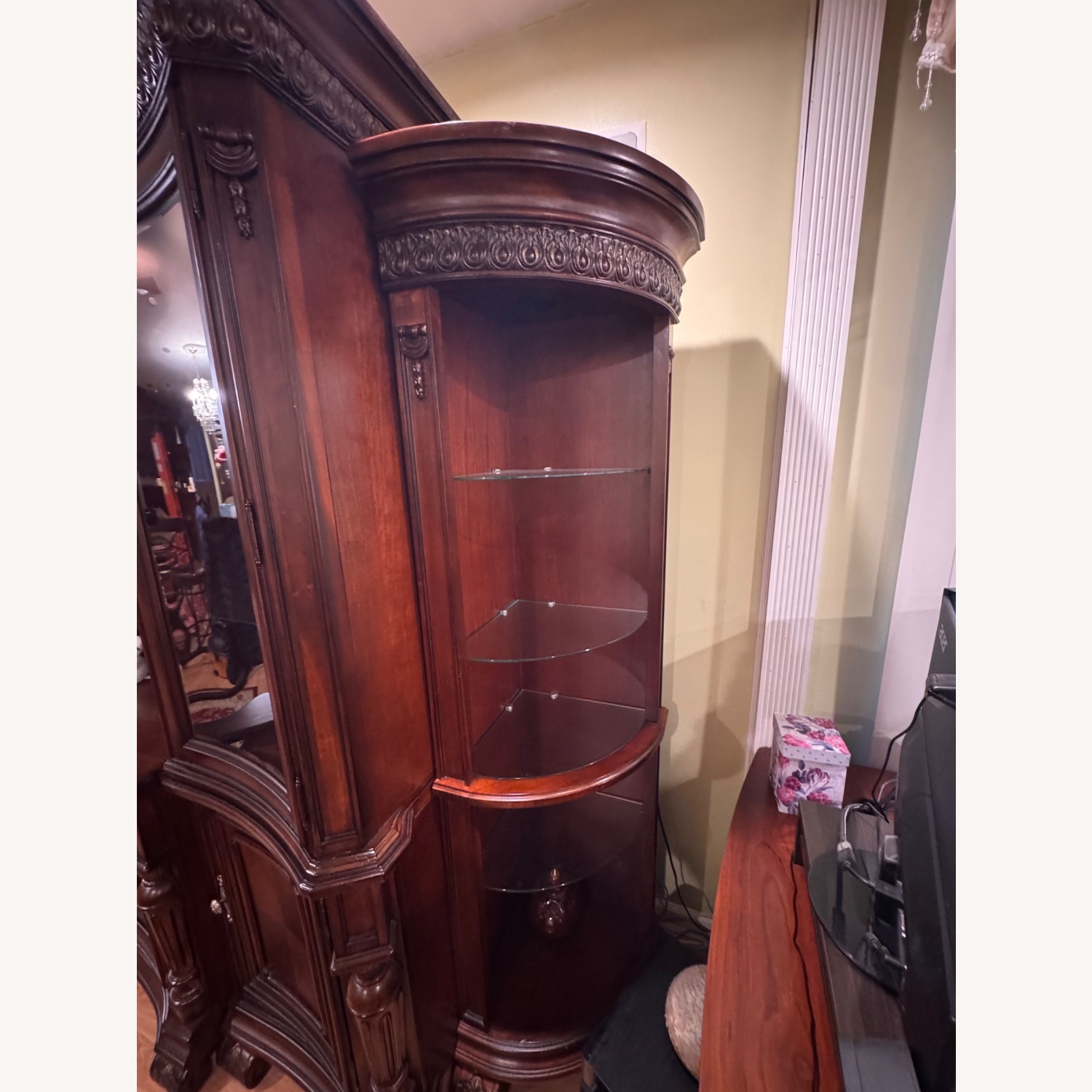 Cherry Hardwood Media Console - image-3
