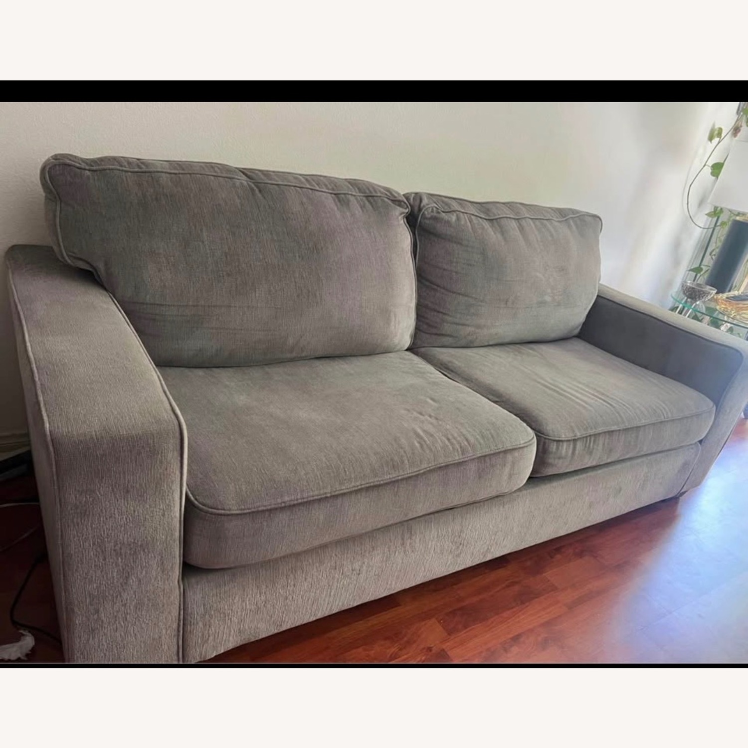 Ashley Furniture Light Gray Sleeper Sofa - image-1