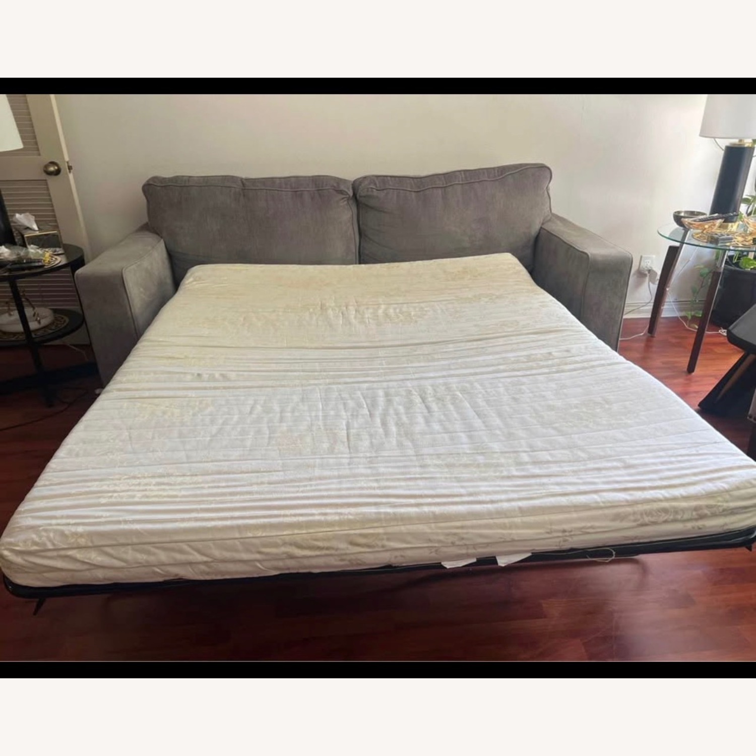 Ashley Furniture Light Gray Sleeper Sofa - image-3