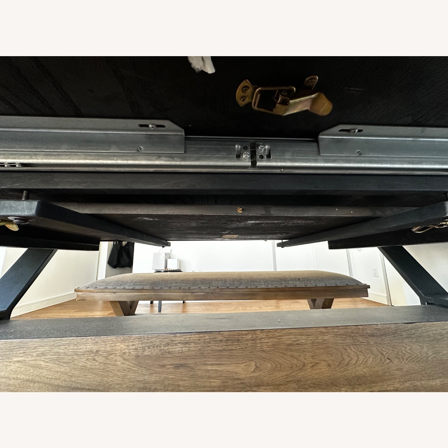 Extendable Dining Table with Benches - image-4