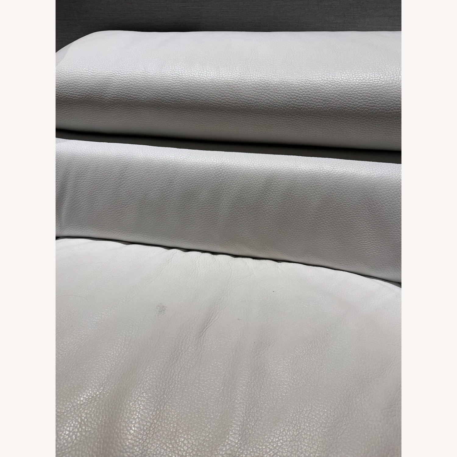 White Leather Sofa - image-4