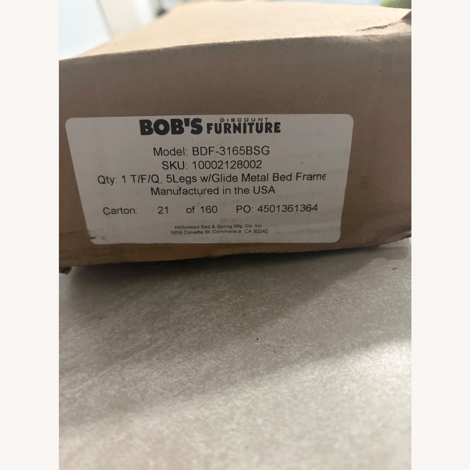 Bobs furniture queen frame - image-4