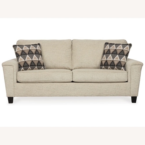 Used Ashley Furniture White Fabric Sleeper Sofa for sale on AptDeco