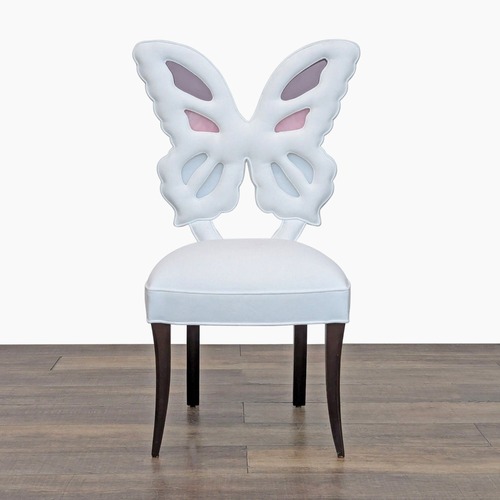 Used Haute House Stained-Glass Farfalla Dining Chair for sale on AptDeco