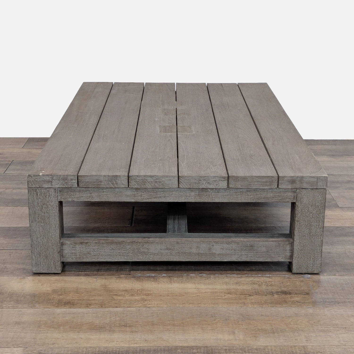 Restoration Hardware French Beam Weathered Oak  - image-2