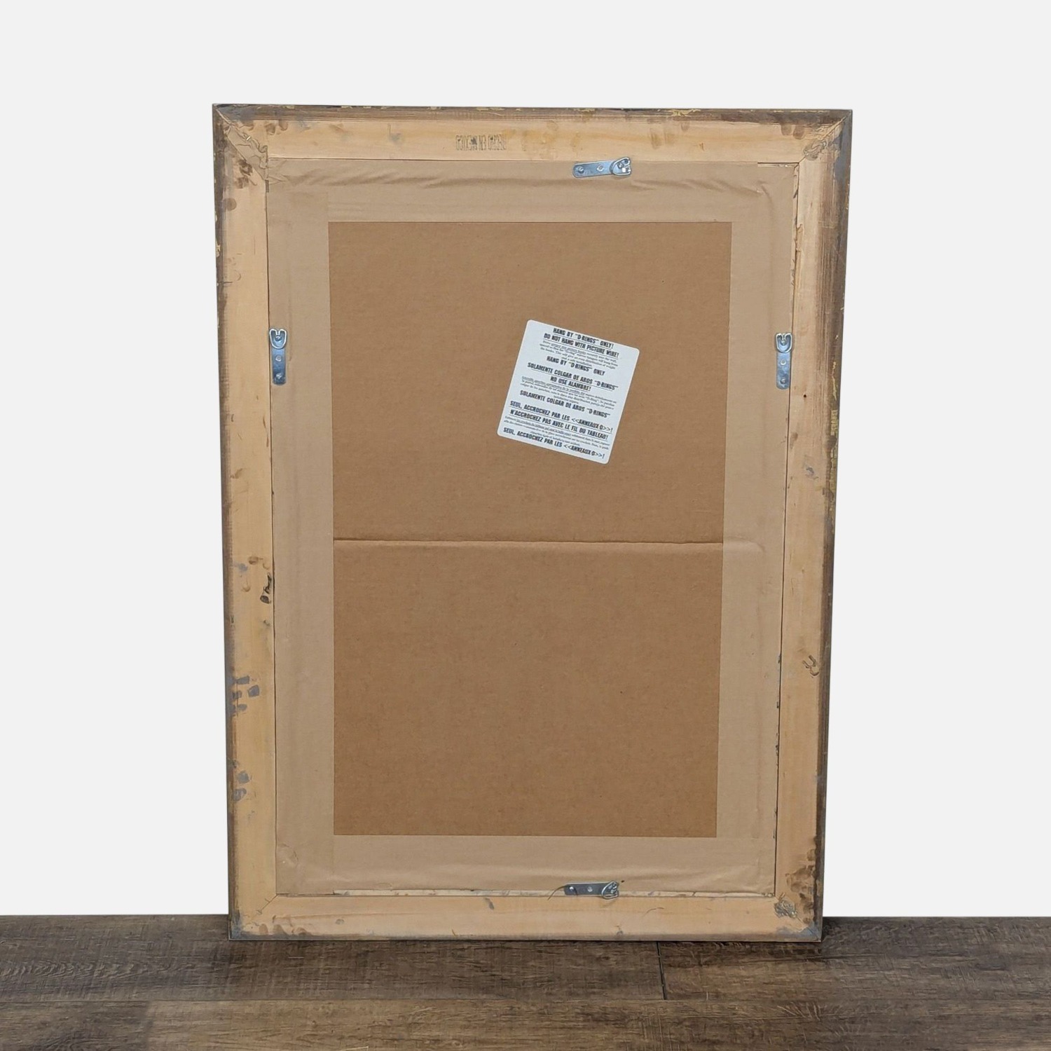 Wood Framed Mirror with Carving and Gilding	 - image-2