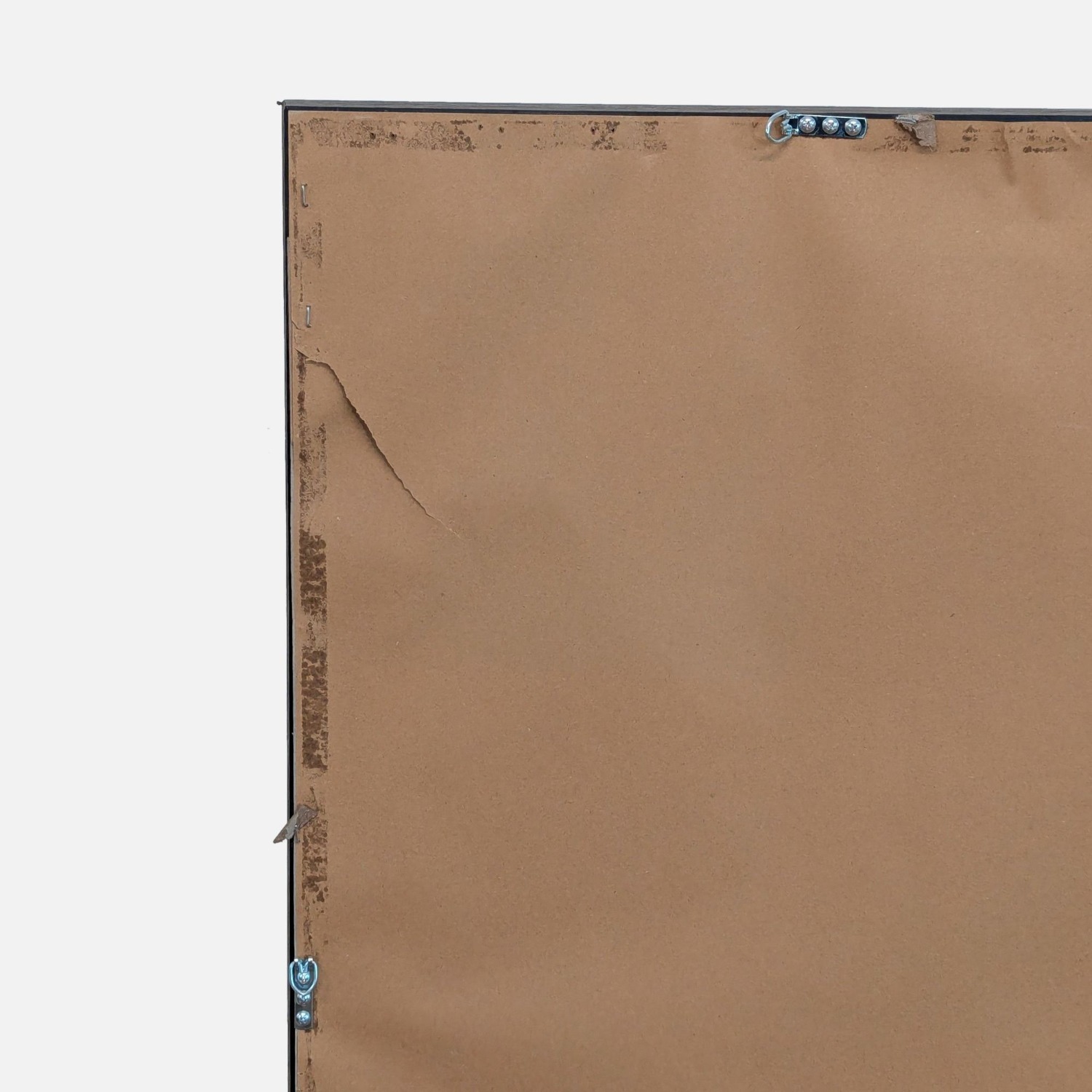 Grey Wash Wood Frame Mirror - image-3