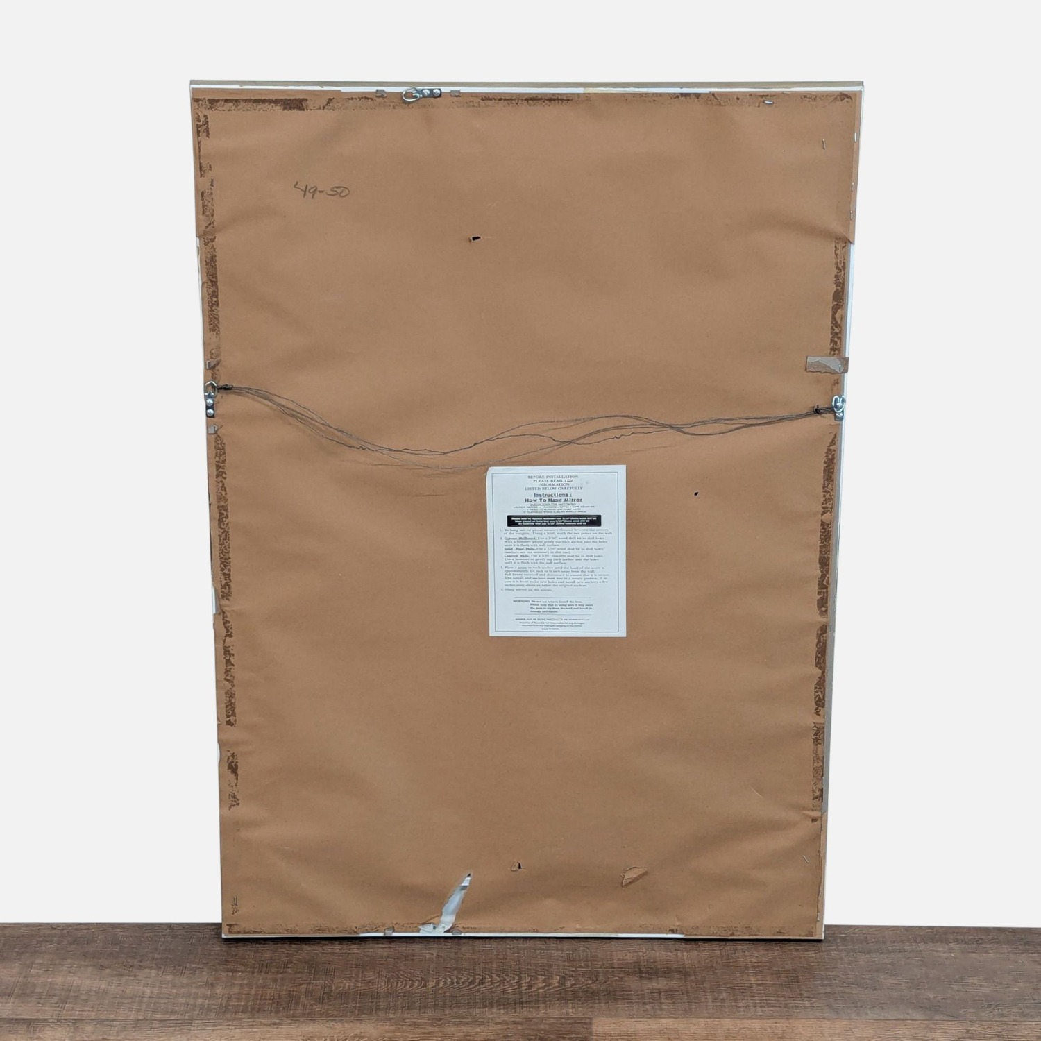 Wood Framed Mirror - image-2