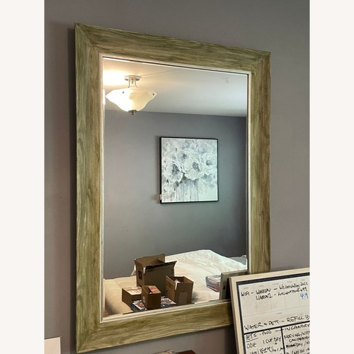 Used Wood Framed Mirror for sale on AptDeco