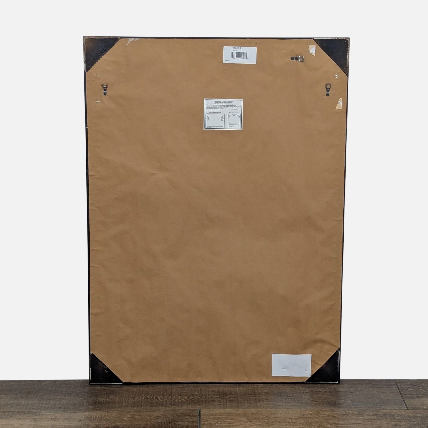 Wood Framed Mirror with Gilding	 - image-4