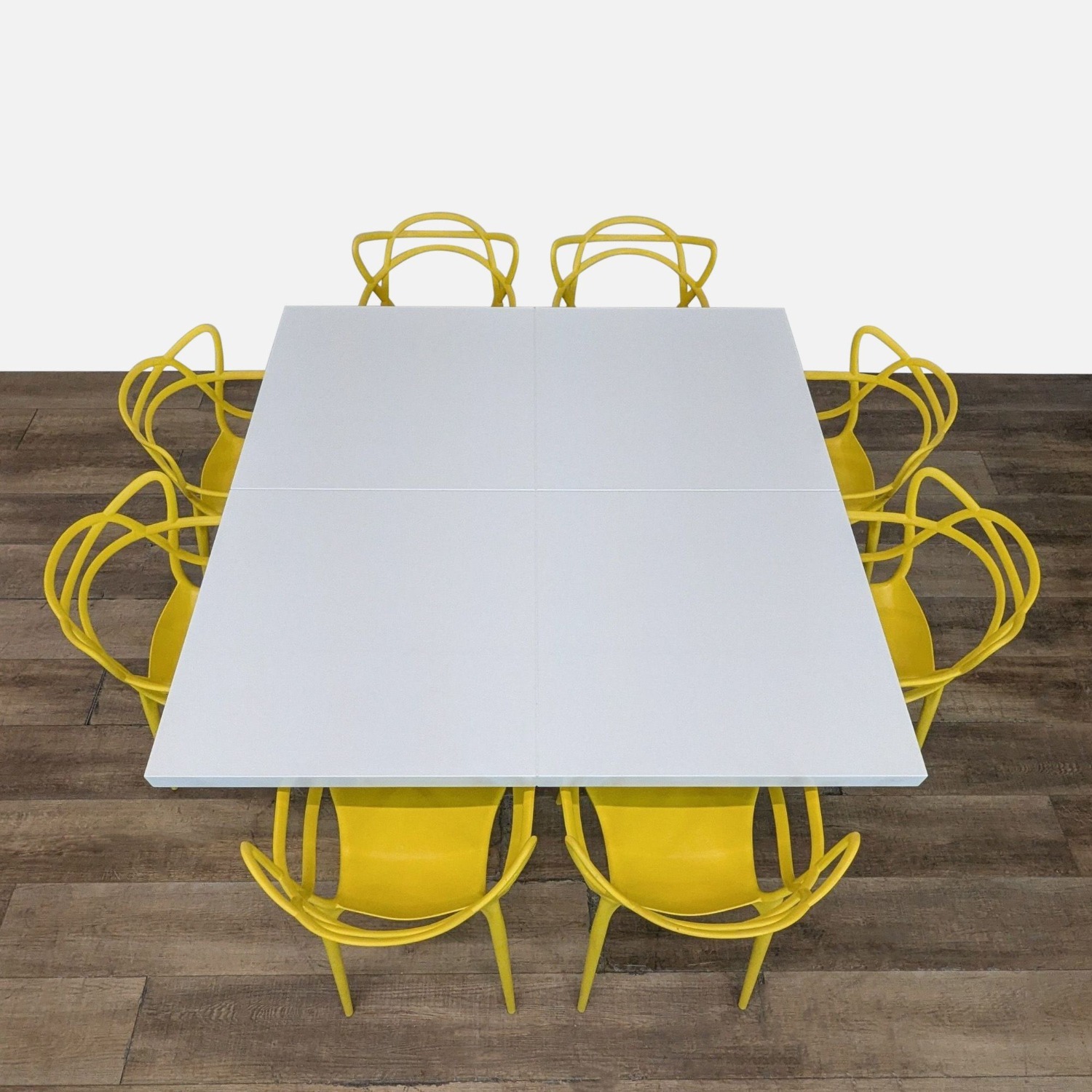 Modloft Modern Dining Table with 8 Kartell - image-2