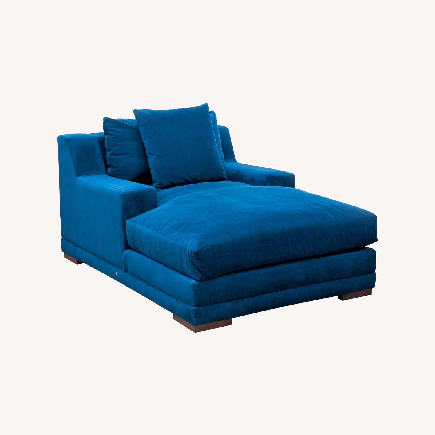 Living Spaces Everett Modern Chaise Lounge - image-0