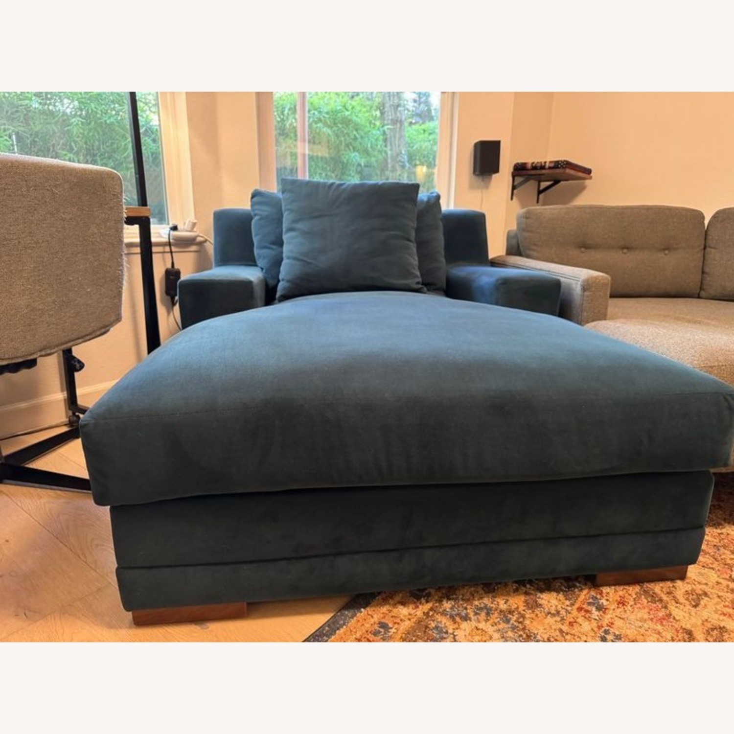 Living Spaces Everett Modern Chaise Lounge - image-4