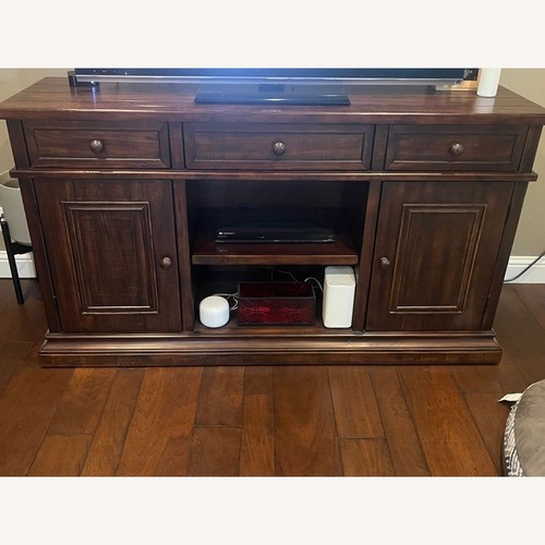 Used Pottery Barn Cortona Buffet Media Console for sale on AptDeco