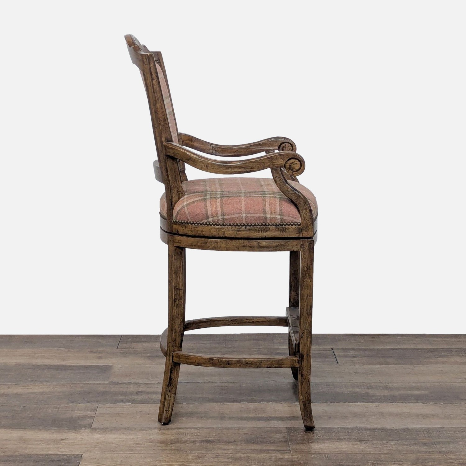 Upholstered Bar Stool - image-2