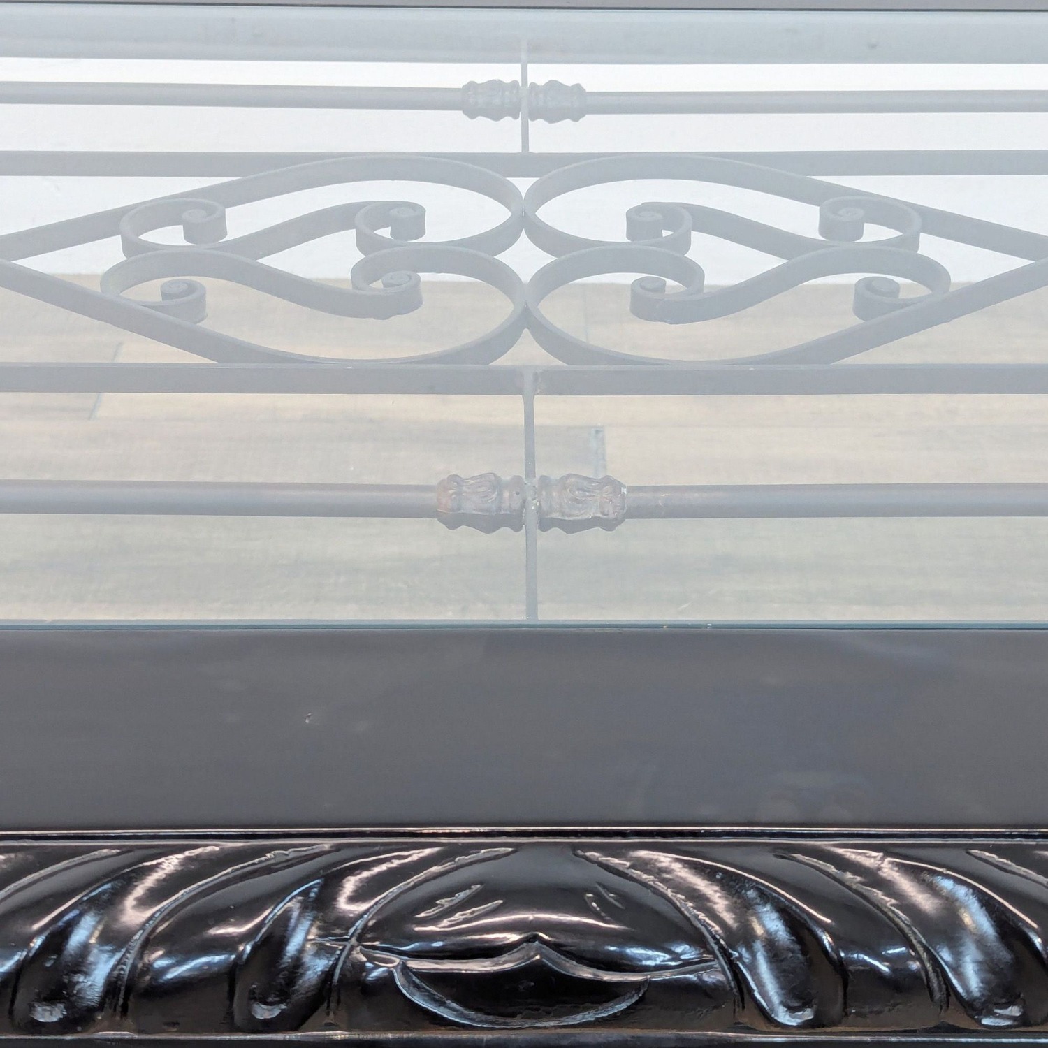 Peruvian Glass Top Dining Table - image-3