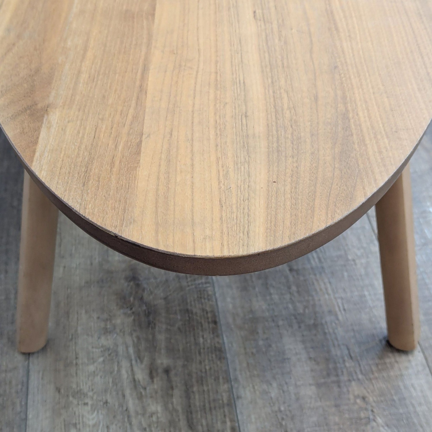 Oval Wood Coffee Table with Shelf	 - image-5