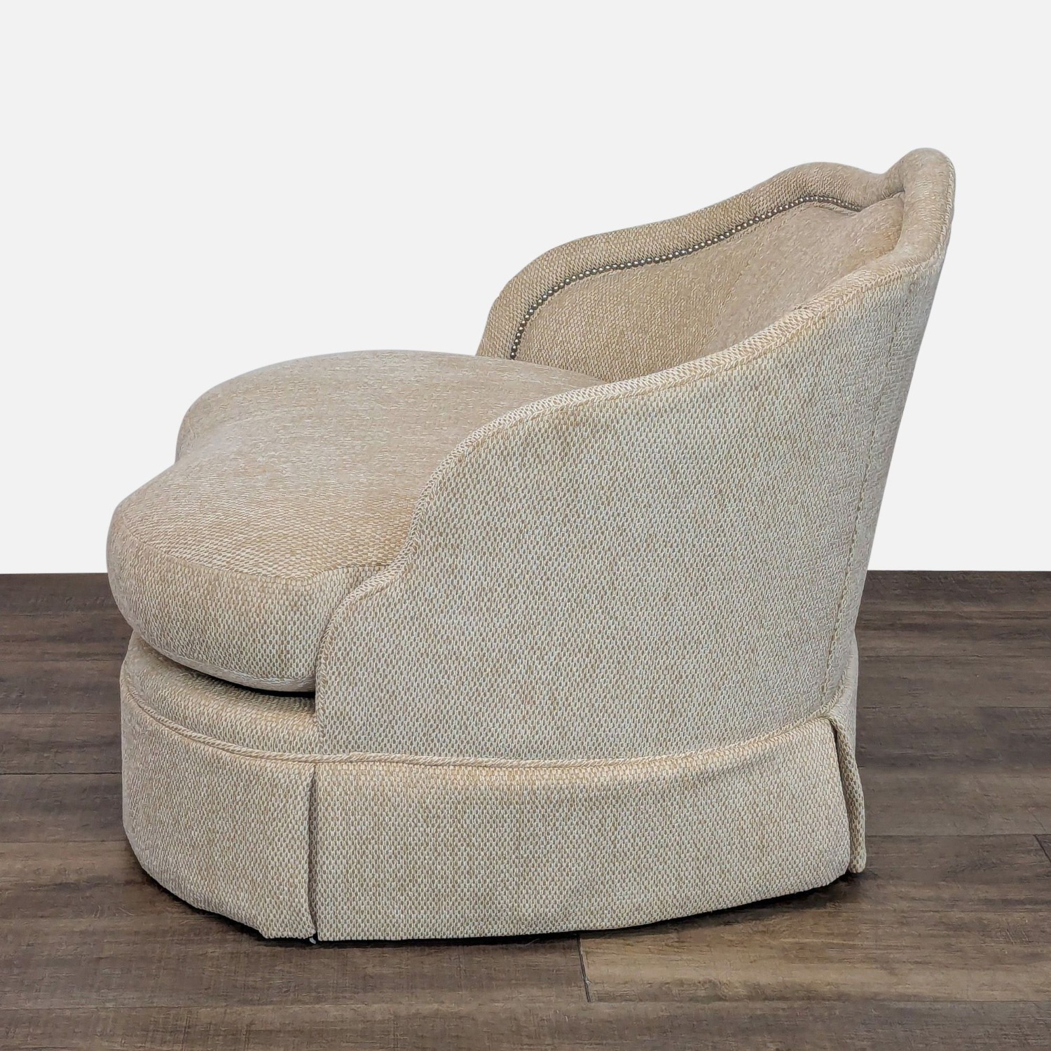 Century Furniture Contemporary Swivel Lounge Chair - image-4