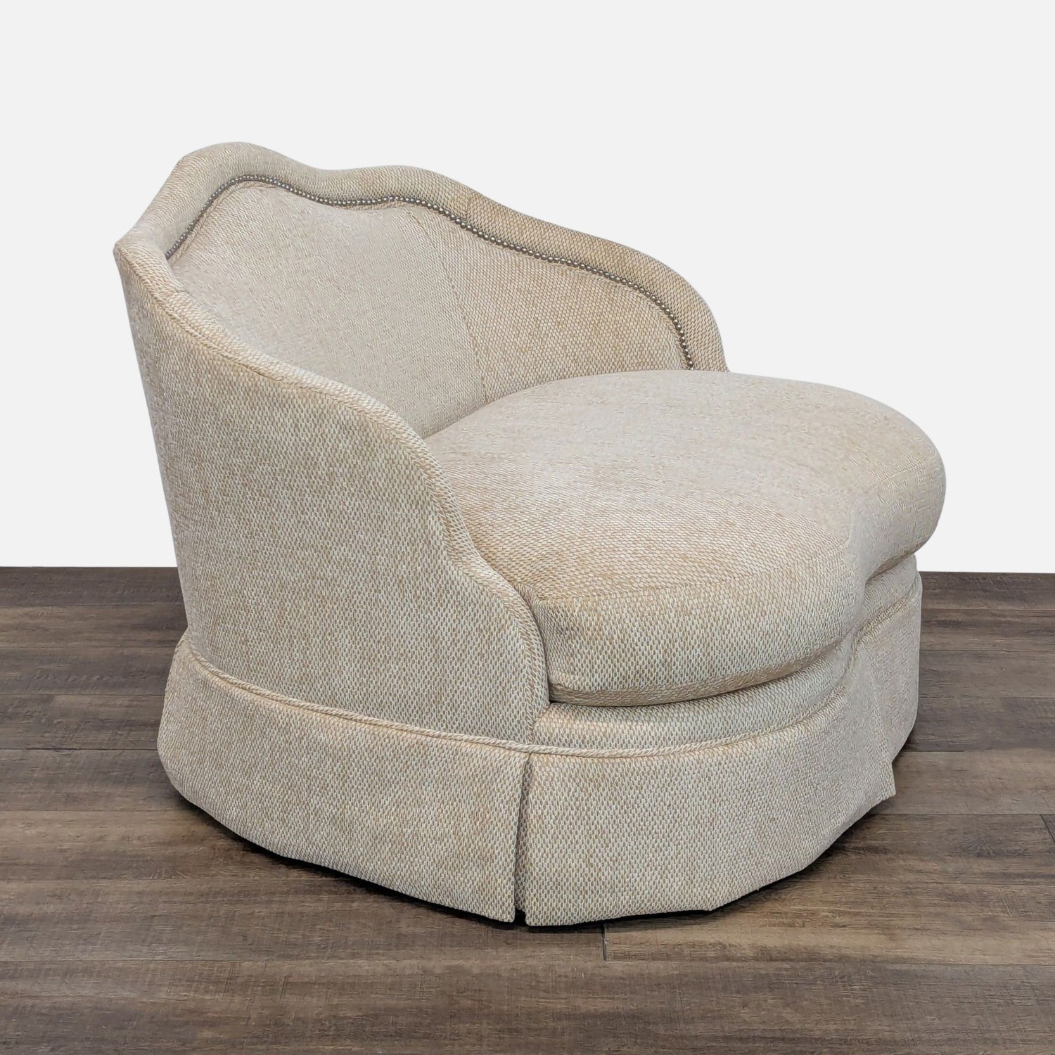 Century Furniture Contemporary Swivel Lounge Chair - image-1
