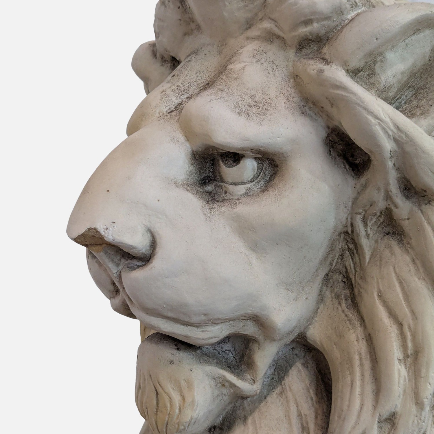 Large Guardian Lion Concrete Statue	 - image-5