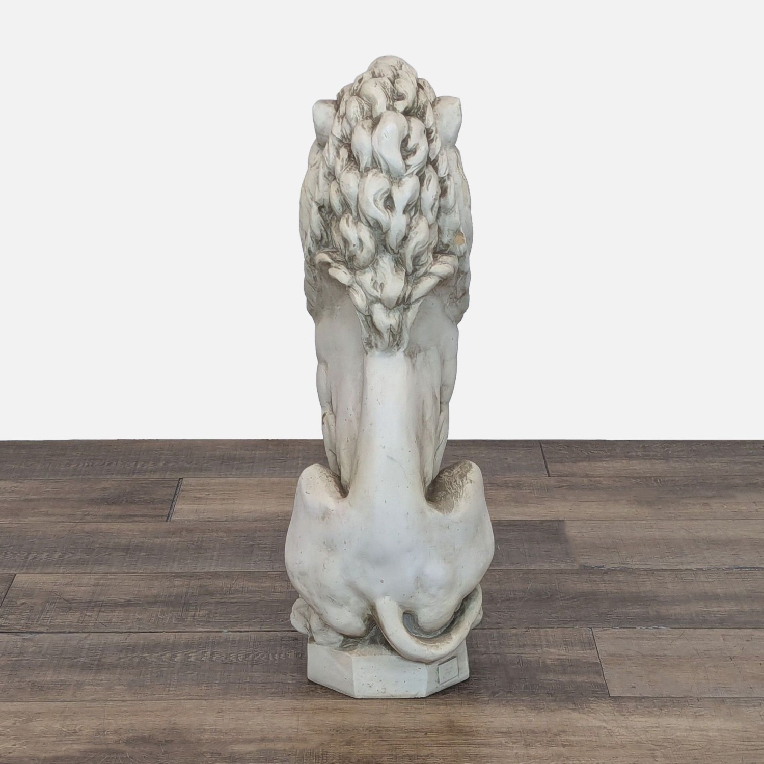 Large Guardian Lion Concrete Statue	 - image-3