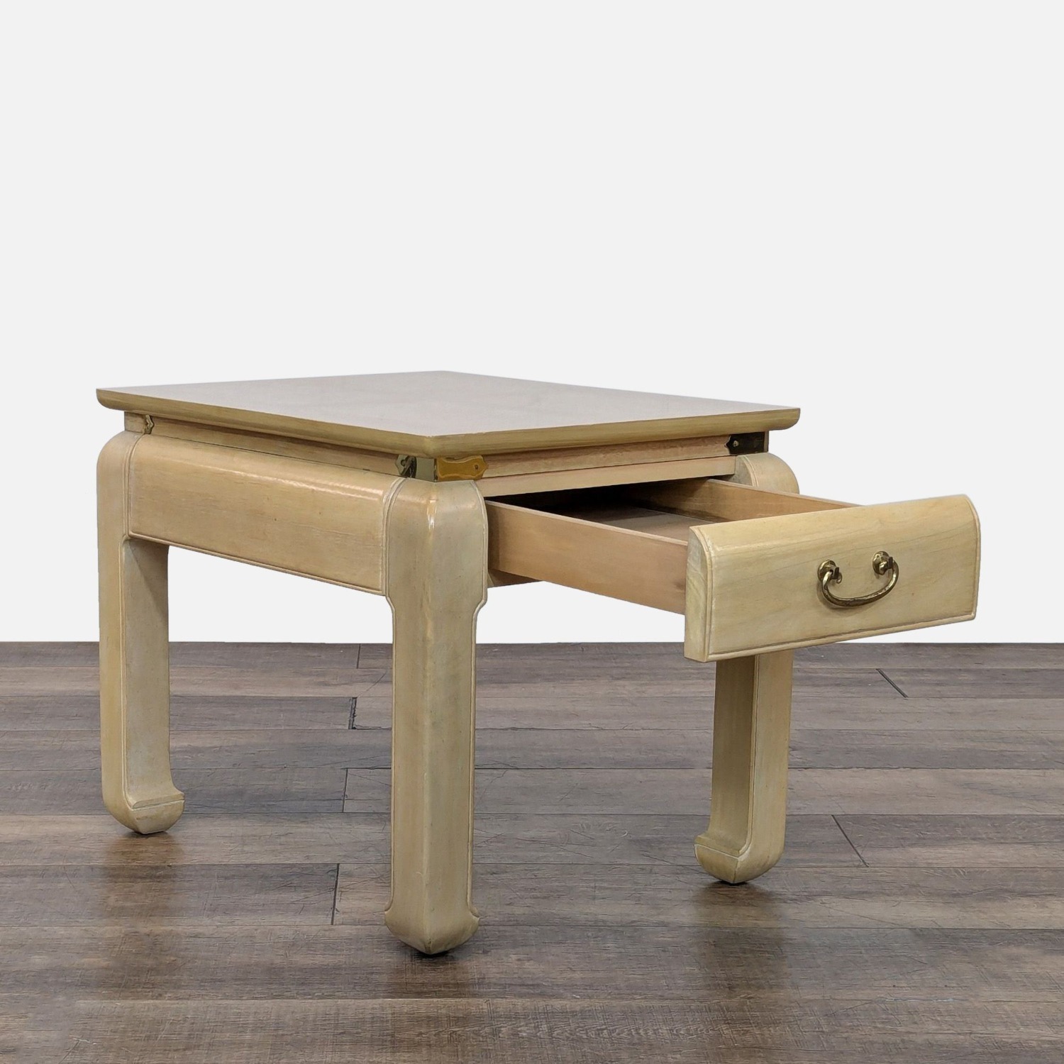 Vintage Bernhardt Ming Style End Table with Drawer - image-4