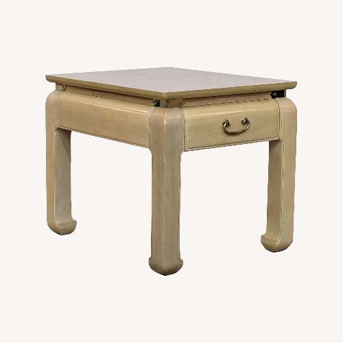 Used Vintage Bernhardt Ming Style End Table with Drawer for sale on AptDeco