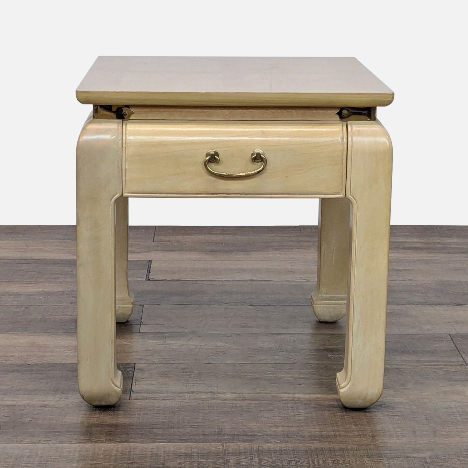 Vintage Bernhardt Ming Style End Table with Drawer - image-2