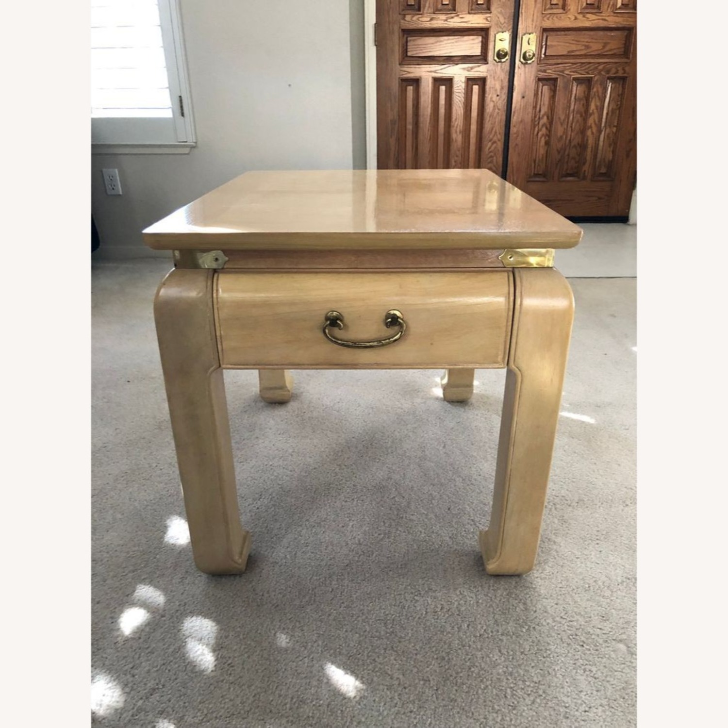 Vintage Bernhardt Ming Style End Table with Drawer - image-12