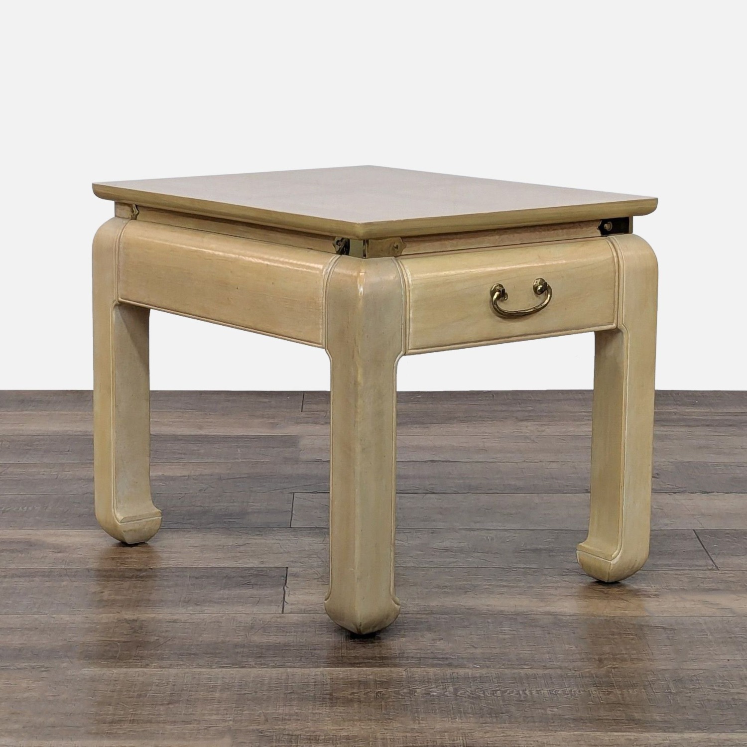 Vintage Bernhardt Ming Style End Table with Drawer - image-3