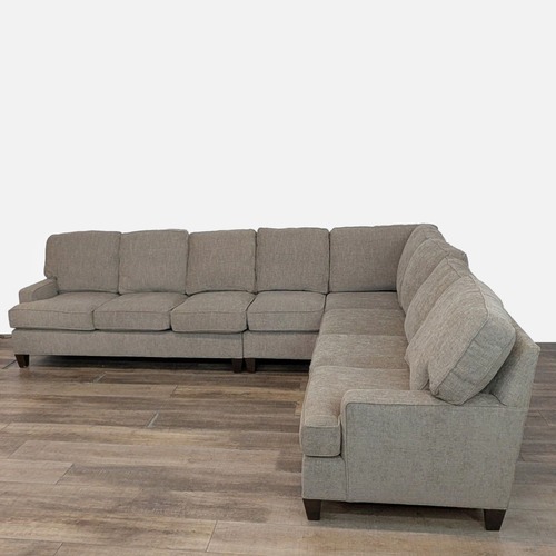 Used King Hickory L-Shaped Sectional Sofa in Neutral  for sale on AptDeco