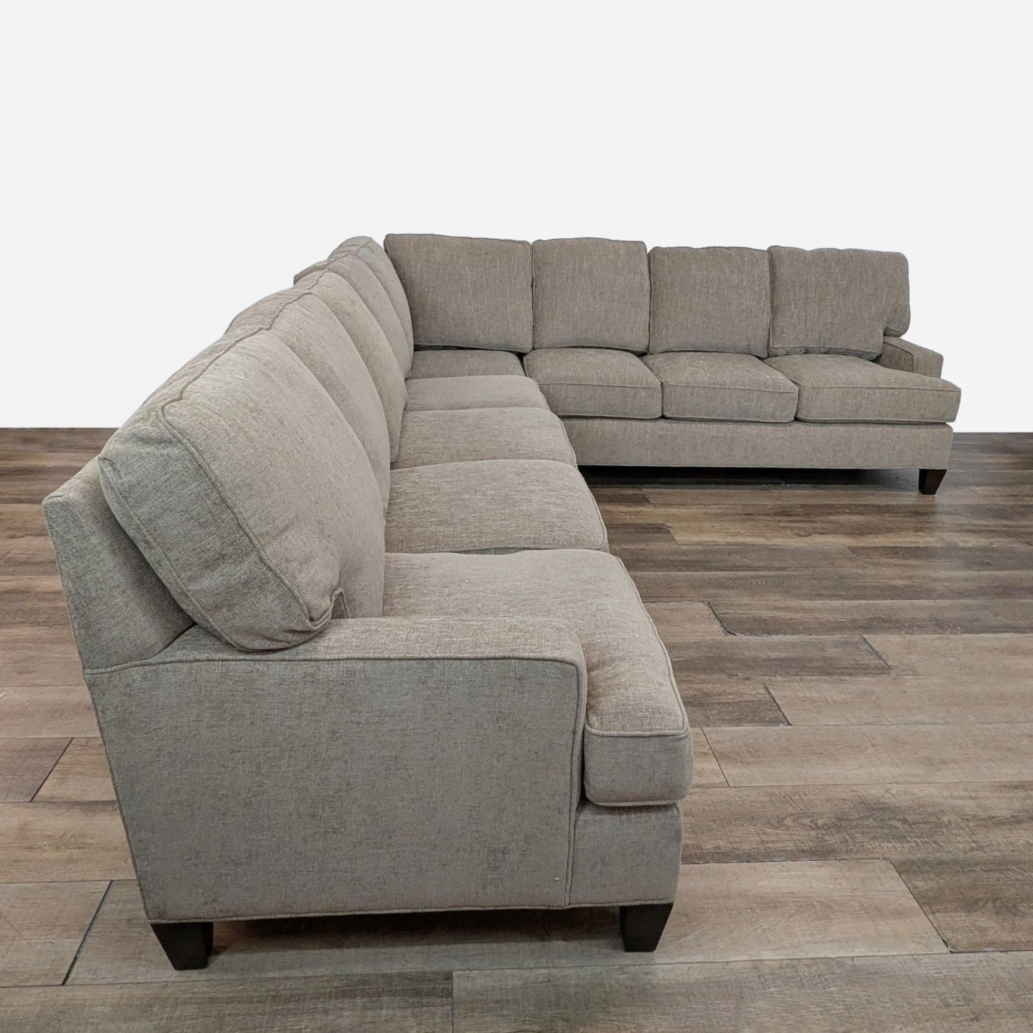 King Hickory L-Shaped Sectional Sofa in Neutral  - image-1