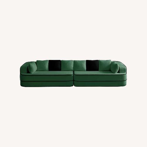 Used Aukfa Green 2 Seater Sofa for sale on AptDeco