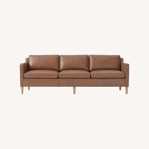 Used West Elm Hamilton Leather Sofa for sale on AptDeco