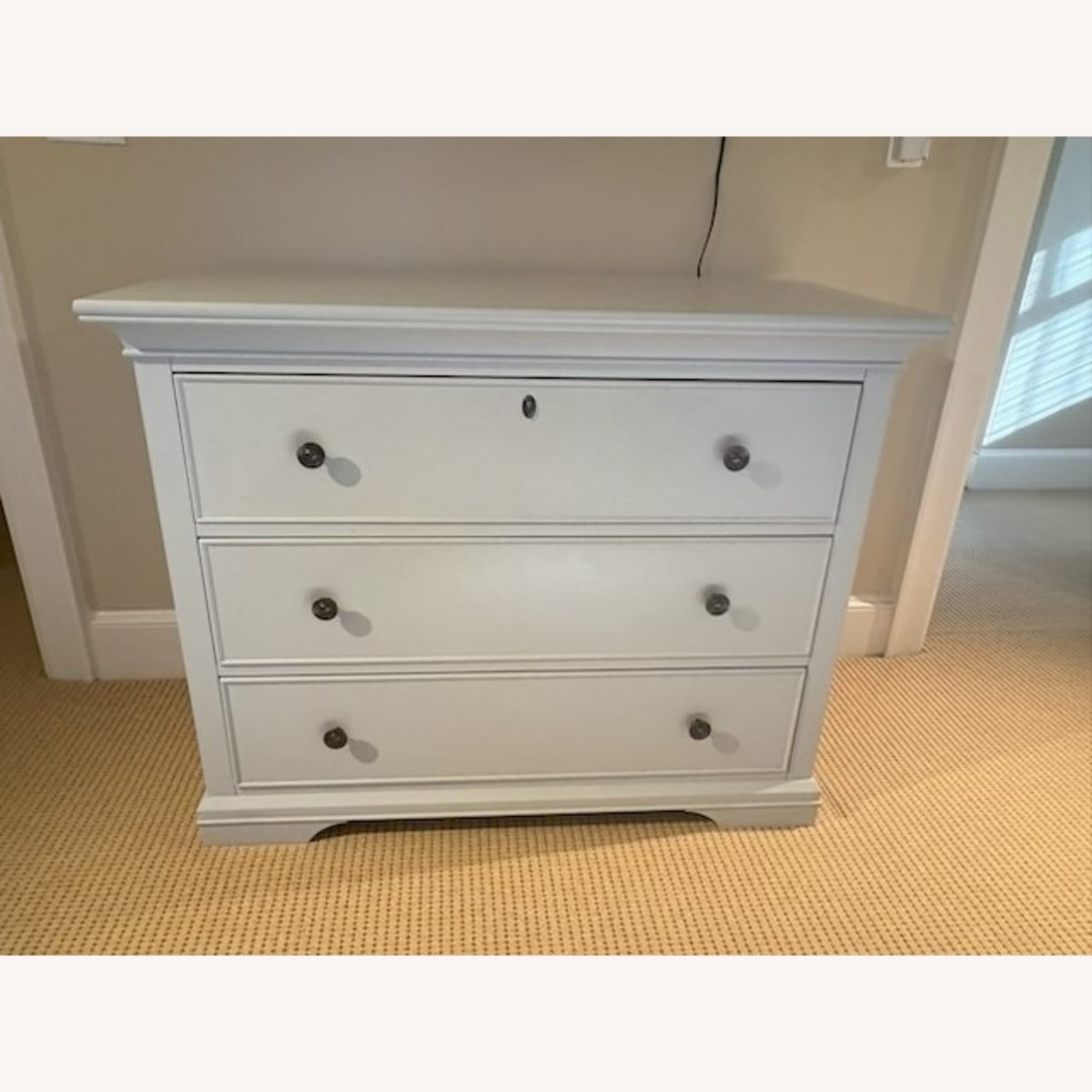 Pottery Barn Kids Larkin Light Gray Wood Dresser - image-1