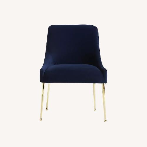 Used Anthropologie Elowen Performance Velvet Dining Chairs for sale on AptDeco