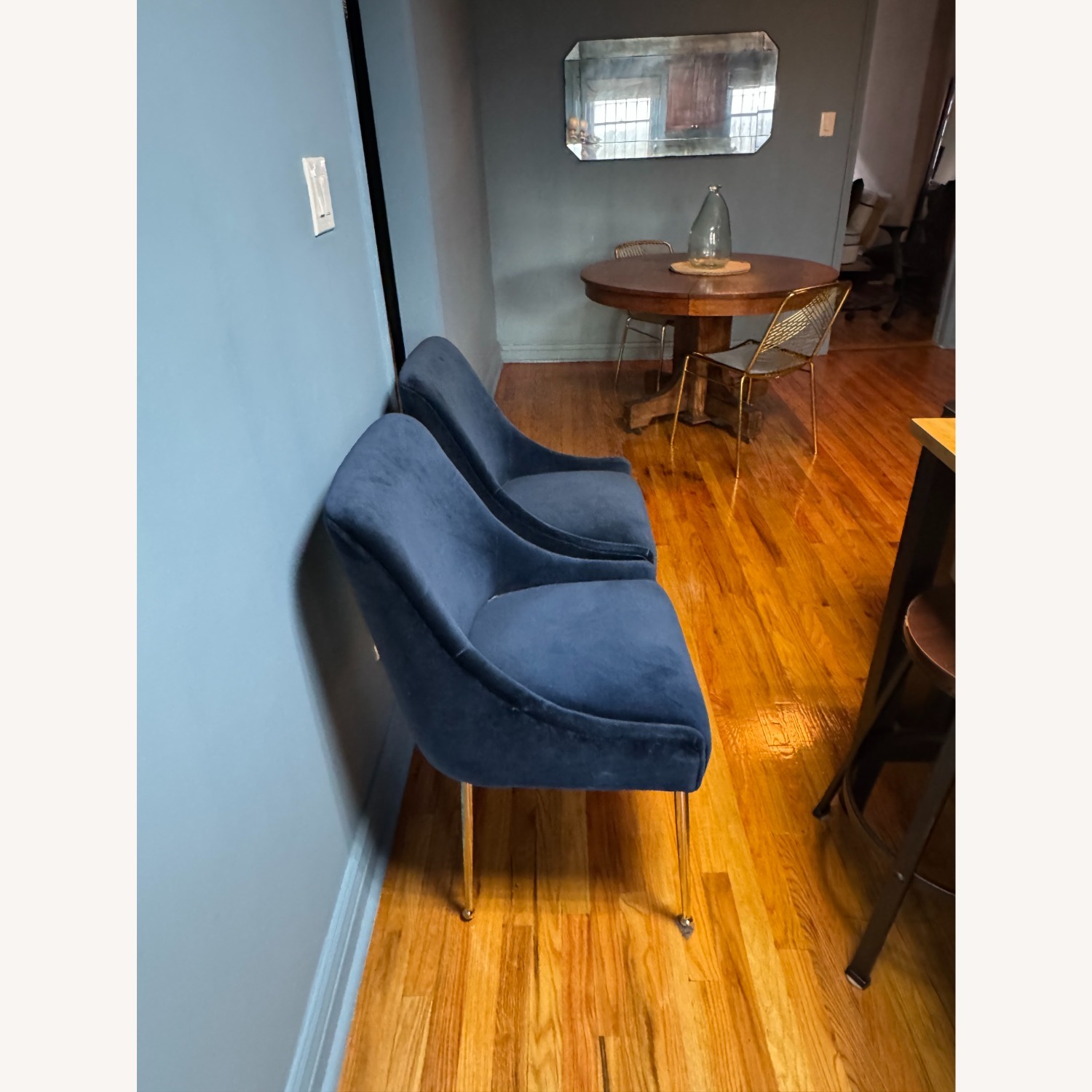 Anthropologie Elowen Performance Velvet Dining Chairs - image-1