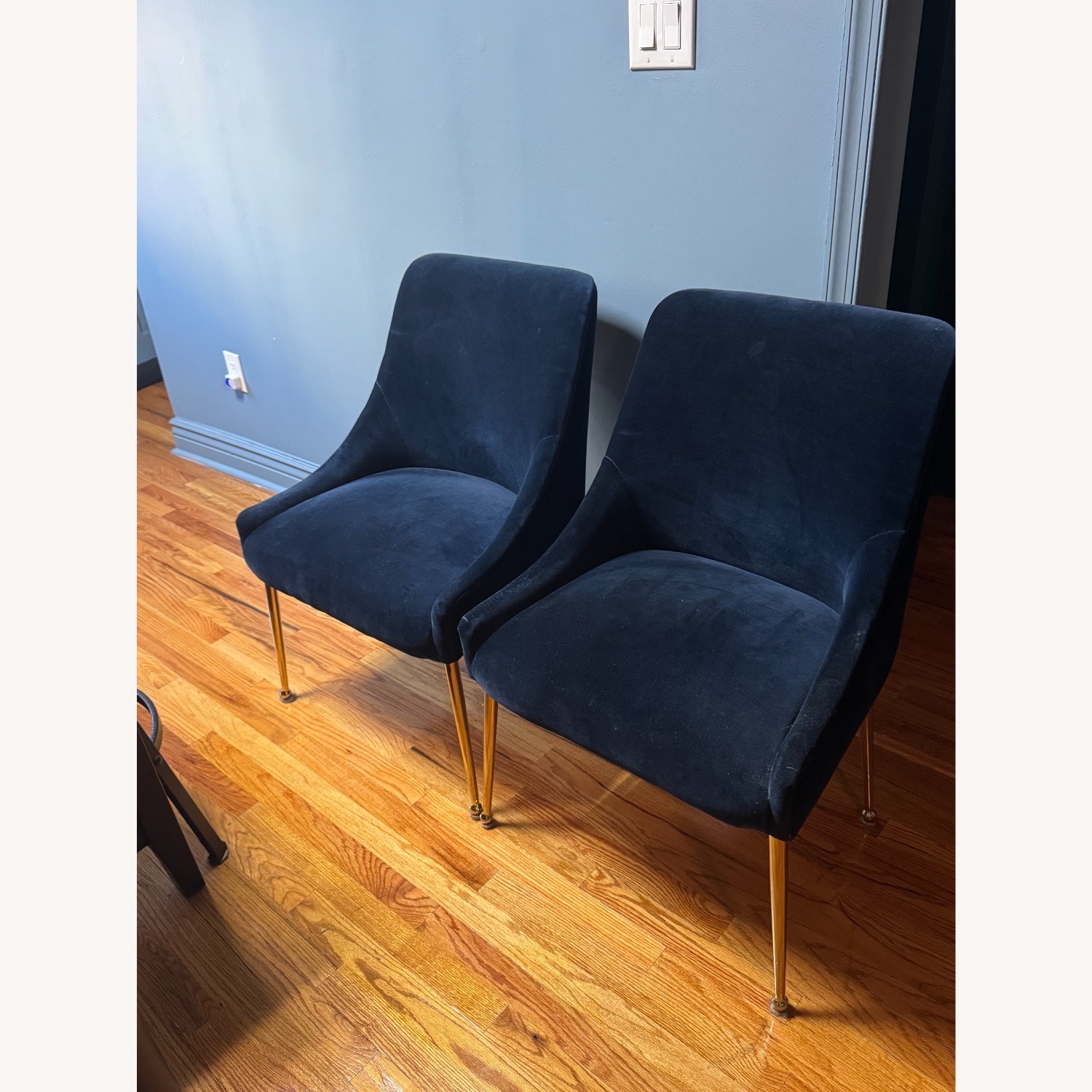 Anthropologie Elowen Performance Velvet Dining Chairs - image-2