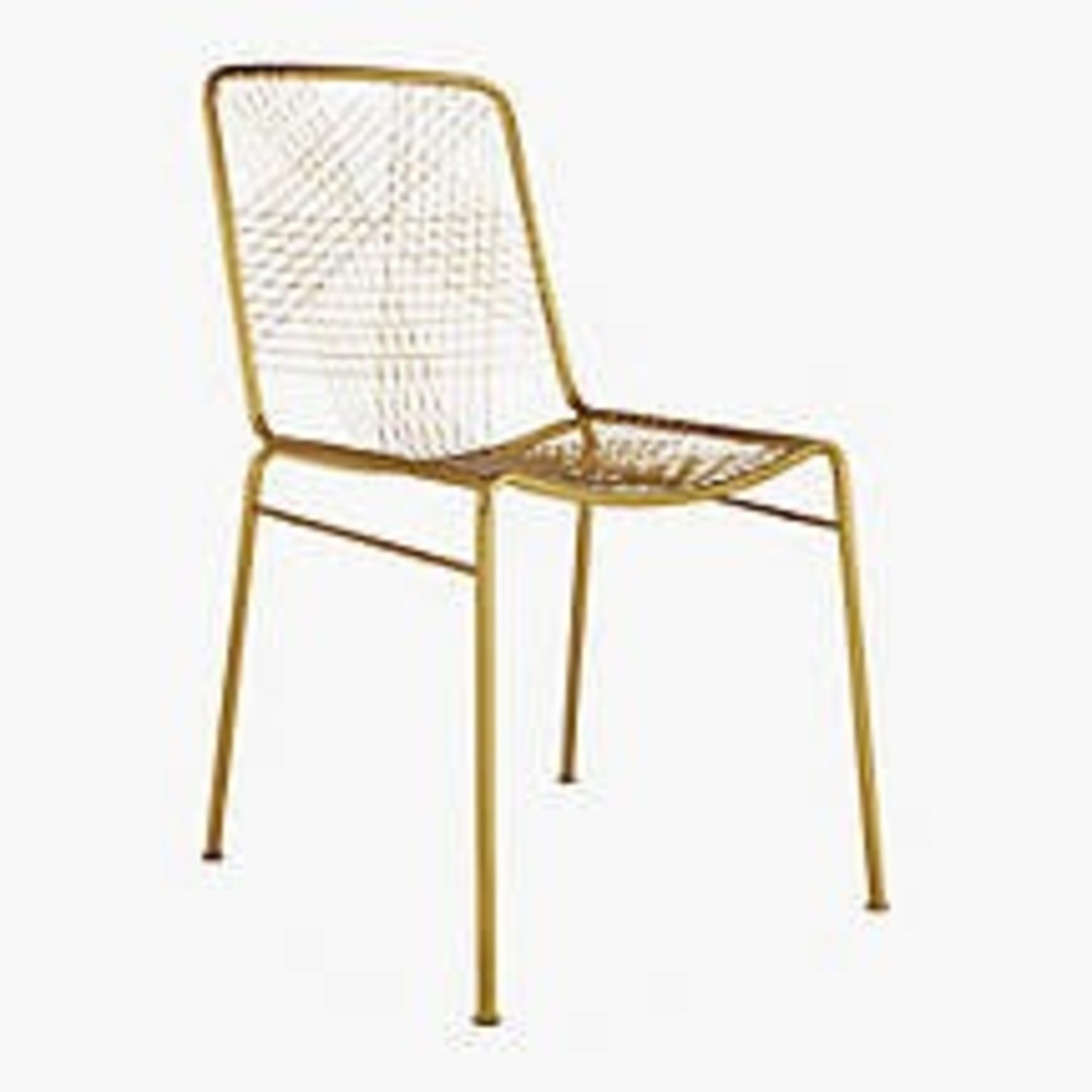 CB2 Alpha Brass Metal Chairs - image-4