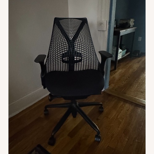 Used Herman Miller Sayl Black Office Chair  for sale on AptDeco