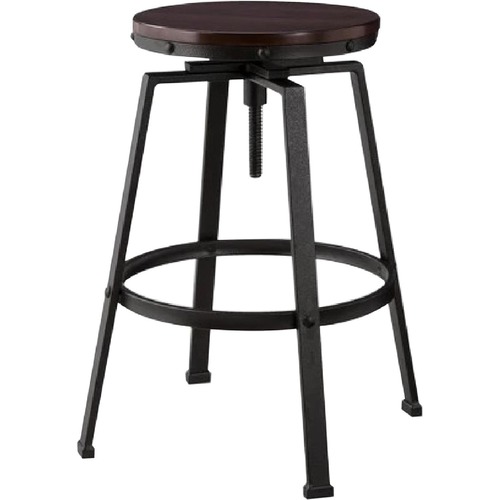 Used Wooden Industrial Swivel Bar Stools for sale on AptDeco
