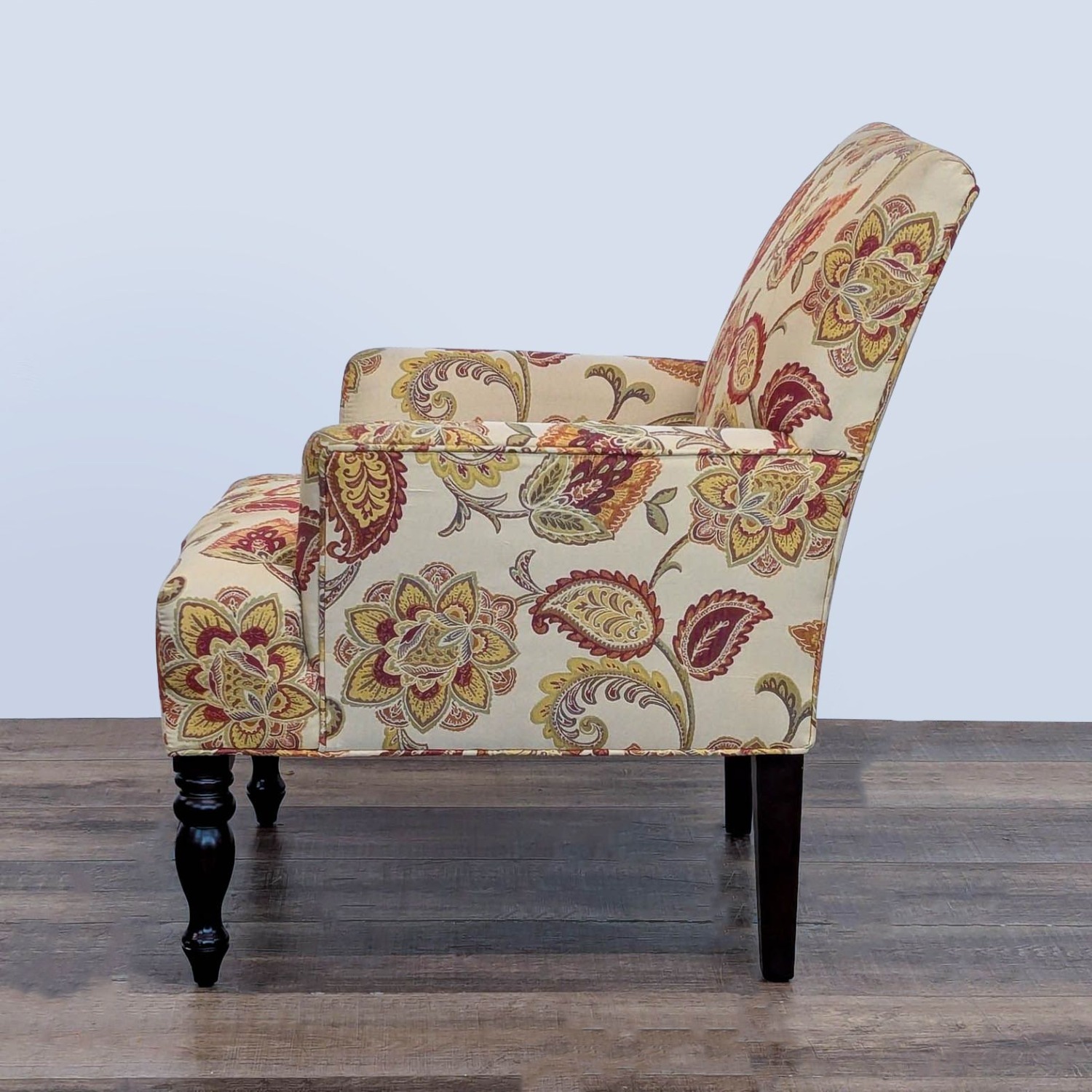 Classic Floral Armchair - image-4