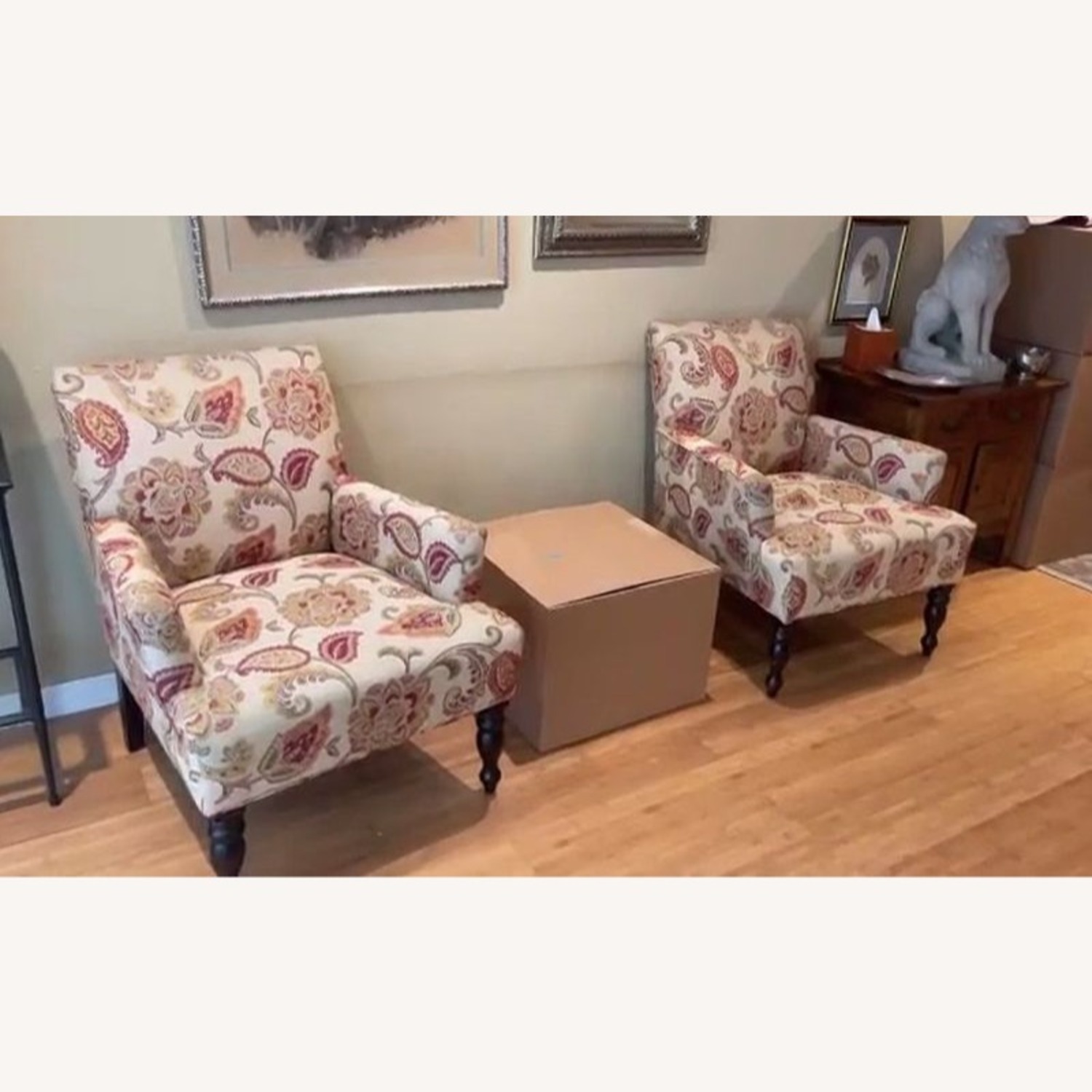 Classic Floral Armchair - image-10